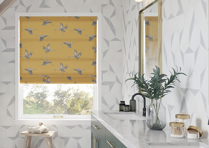 Cranes, Gilt - Roman Blind - Image 3